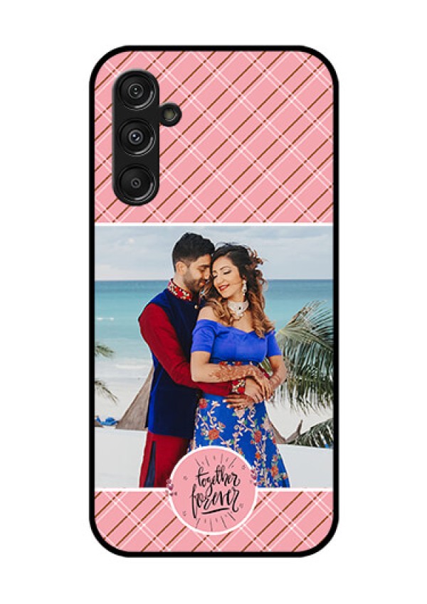 Galaxy F34 5G Custom Glass Phone Case - Together Forever Design