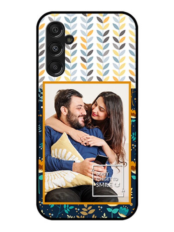 Custom Galaxy F34 5G Custom Glass Phone Case - Pattern Design