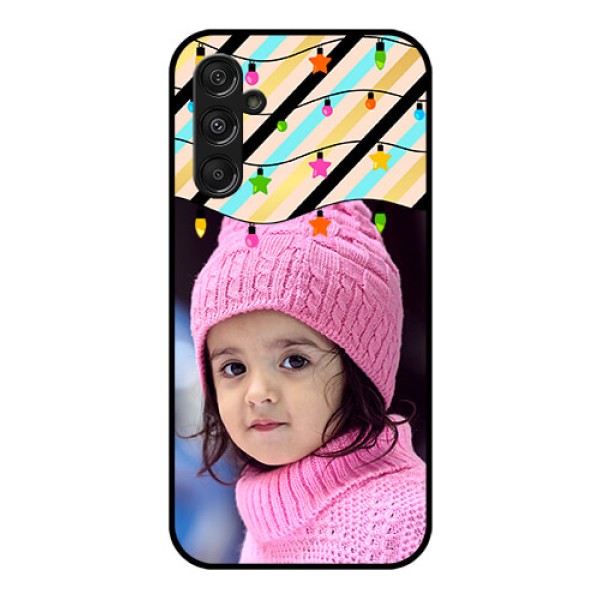 Galaxy F34 5G Custom Glass Phone Case - Lights Hanging Design