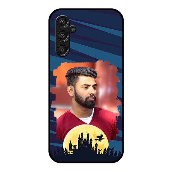 Galaxy F34 5G Custom Glass Phone Case - Halloween Witch Design