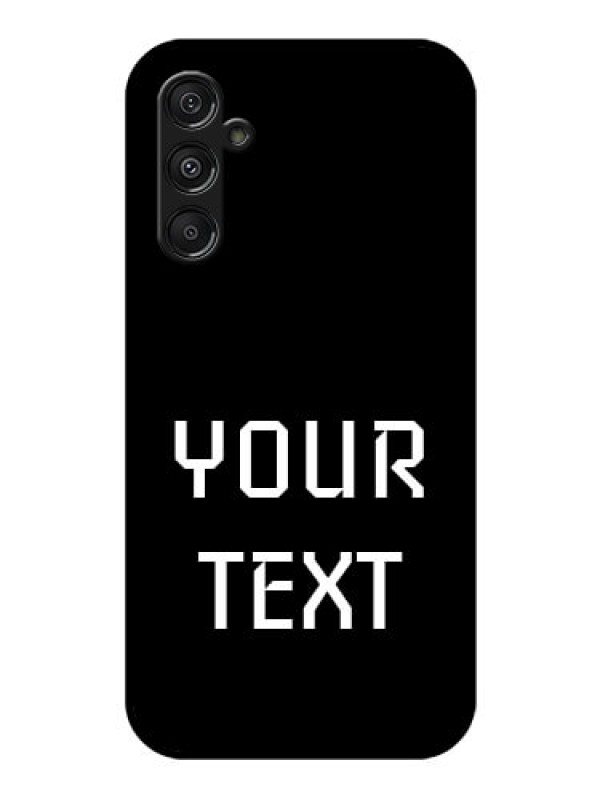 Custom Galaxy F34 5G Custom Glass Phone Case - Your Name Design