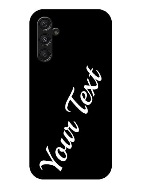 Custom Galaxy F34 5G Custom Glass Phone Case - With Your Name Design
