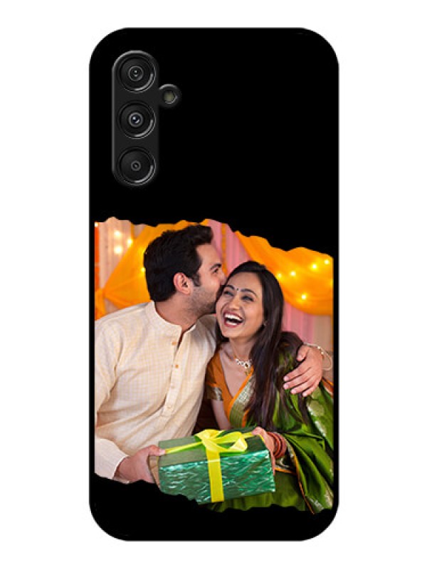 Custom Galaxy F34 5G Custom Glass Phone Case - Tear - Off Design