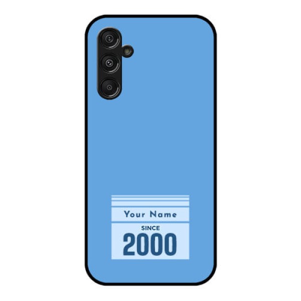 Galaxy F34 5G Custom Glass Phone Case - Custom Year Of Birth Design