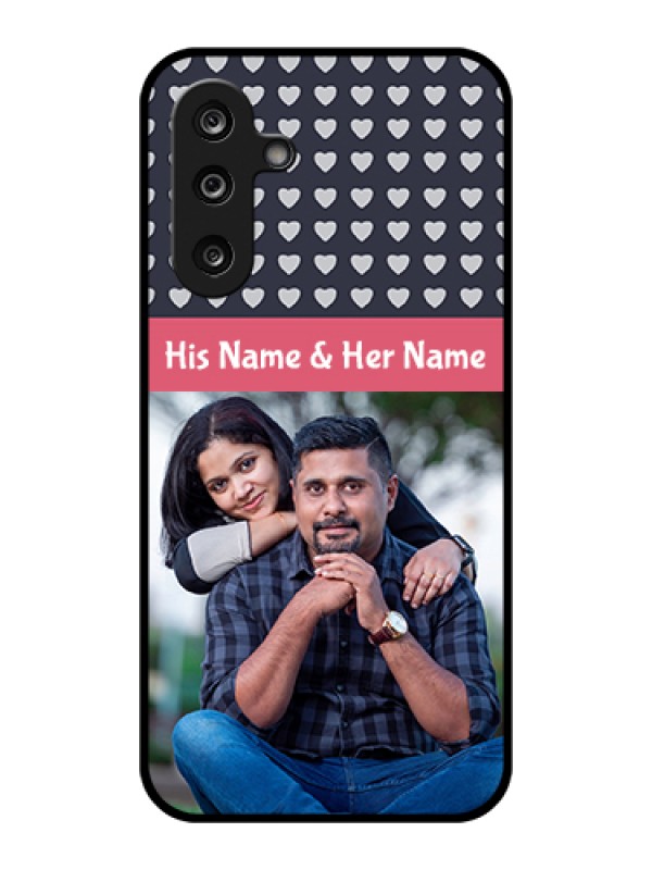 Custom Samsung Galaxy F36 5G Custom Glass Phone Case - Love Symbols Design