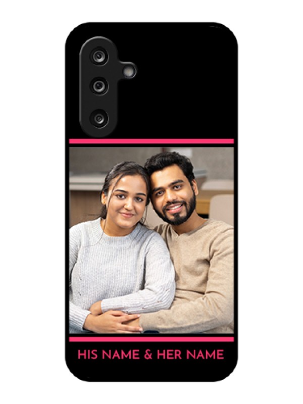 Custom Samsung Galaxy F36 5G Custom Glass Phone Case - With Add Text Design