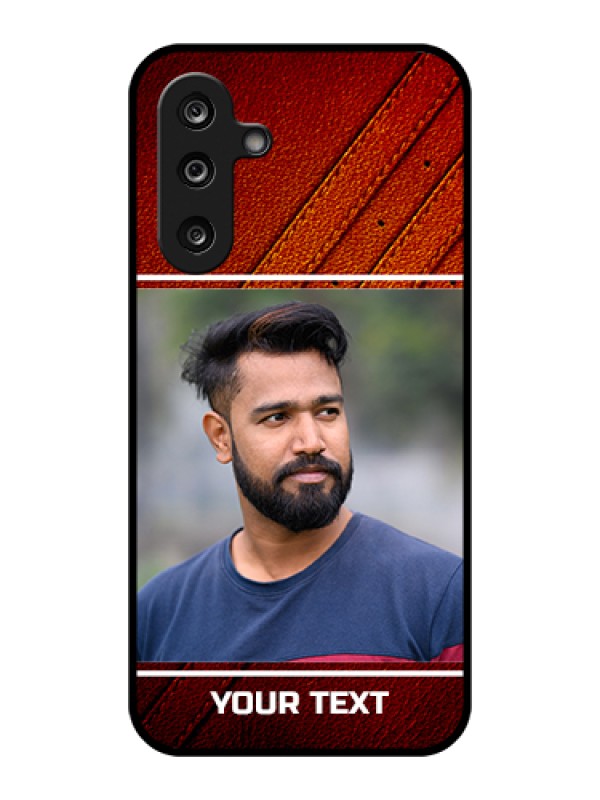 Custom Samsung Galaxy F36 5G Custom Glass Phone Case - Leather Phone Case Design