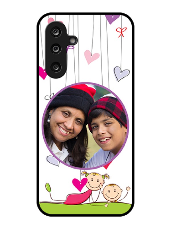 Custom Samsung Galaxy F36 5G Custom Glass Phone Case - Cute Kids Phone Case Design