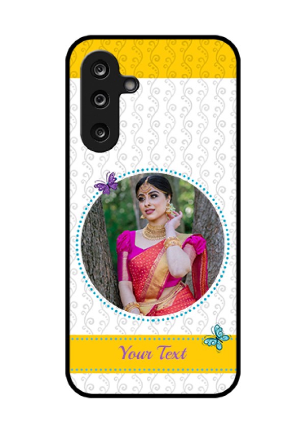Samsung Galaxy F36 5G Custom Glass Phone Case - Girls Premium Case Design