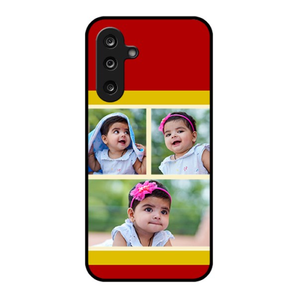 Samsung Galaxy F36 5G Custom Glass Phone Case - Multiple Pic Upload Design Samsung Galaxy F36 5G Custom Glass Phone Case - Multiple Pic Upload Design