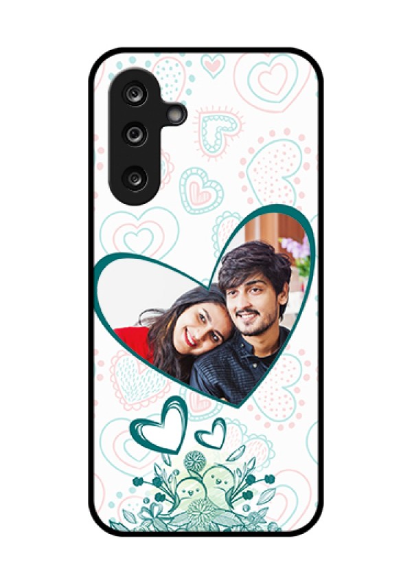 Samsung Galaxy F36 5G Custom Glass Phone Case - Premium Couple Design
