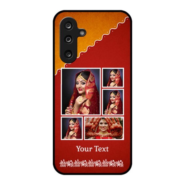 Samsung Galaxy F36 5G Custom Glass Phone Case - Wedding Pic Upload Design Samsung Galaxy F36 5G Custom Glass Phone Case - Wedding Pic Upload Design