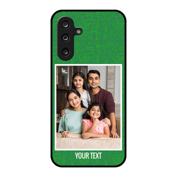 Samsung Galaxy F36 5G Custom Glass Phone Case - Picture Upload Design