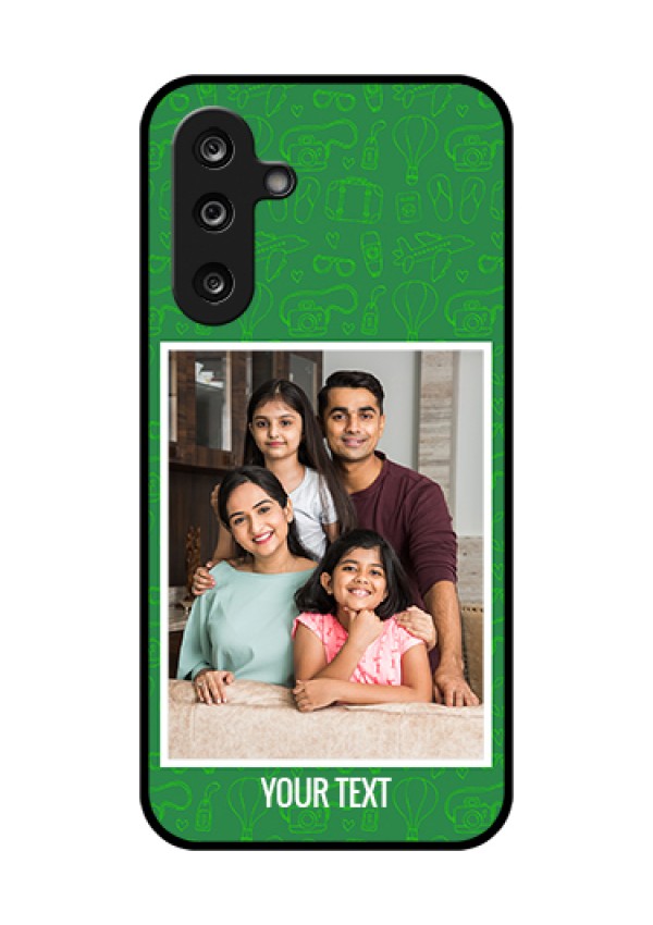 Samsung Galaxy F36 5G Custom Glass Phone Case - Picture Upload Design