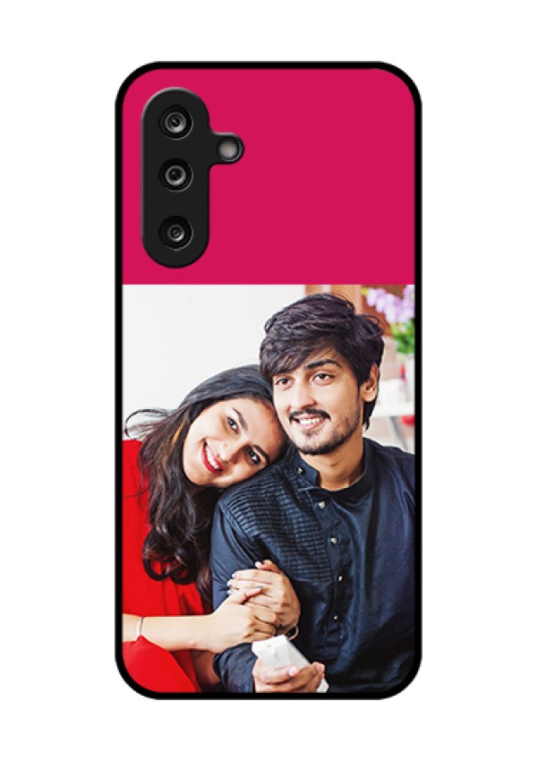 Samsung Galaxy F36 5G Custom Glass Phone Case - Anniversary Cover Design