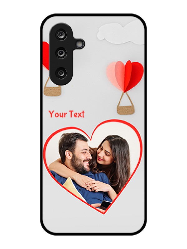 Custom Samsung Galaxy F36 5G Custom Glass Phone Case - Parachute Love Design