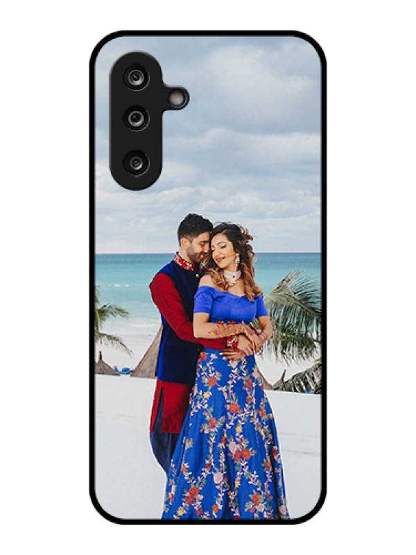 Custom Samsung Galaxy F36 5G Custom Glass Phone Case - Upload Full Picture Design
