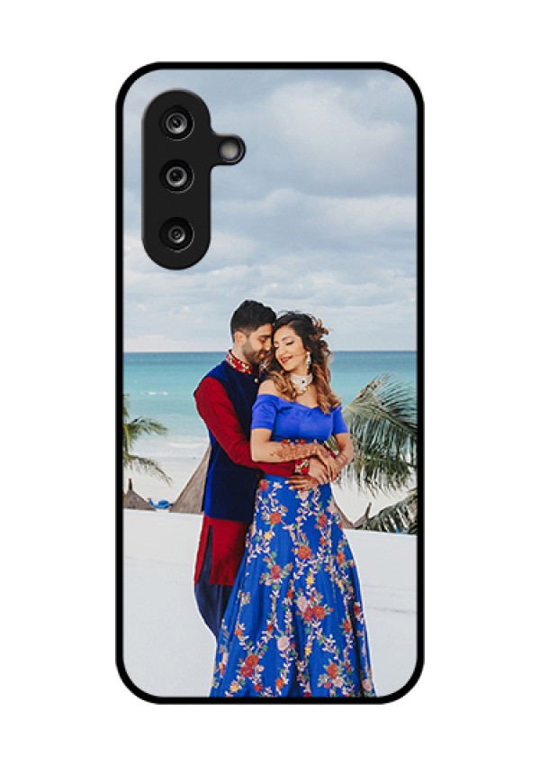 Samsung Galaxy F36 5G Custom Glass Phone Case - Upload Full Picture Design