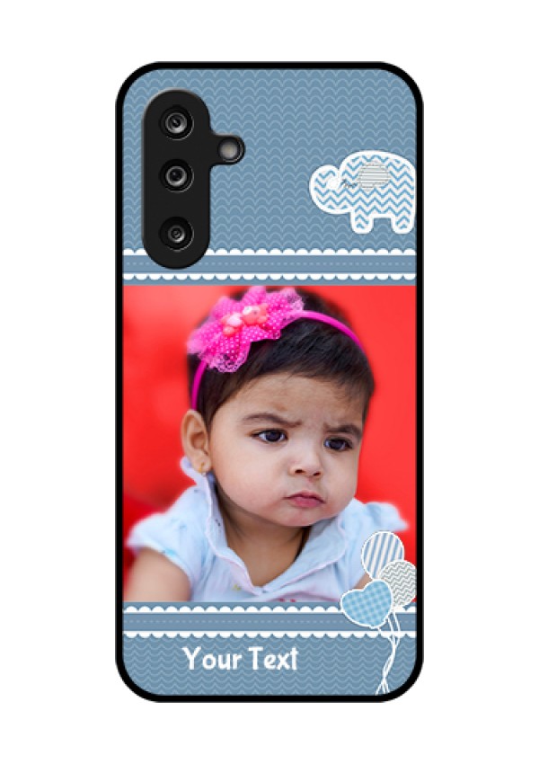 Samsung Galaxy F36 5G Custom Glass Phone Case - With Kids Pattern Design