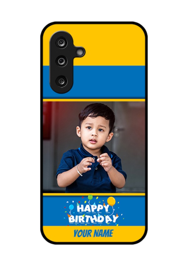Samsung Galaxy F36 5G Custom Glass Phone Case - Birthday Wishes Design
