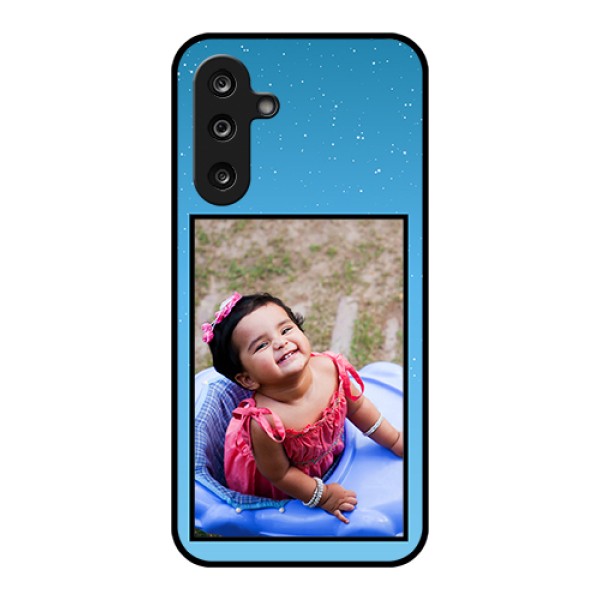 Samsung Galaxy F36 5G Custom Glass Phone Case - Wave Pattern Colorful Design Samsung Galaxy F36 5G Custom Glass Phone Case - Wave Pattern Colorful Design