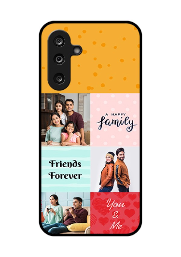 Samsung Galaxy F36 5G Custom Glass Phone Case - Images With Quotes Design
