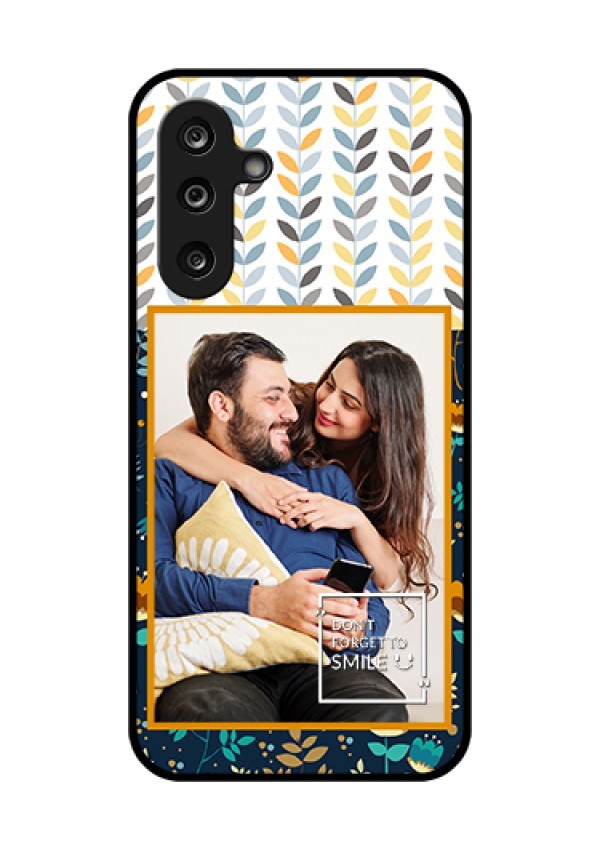 Samsung Galaxy F36 5G Custom Glass Phone Case - Pattern Design