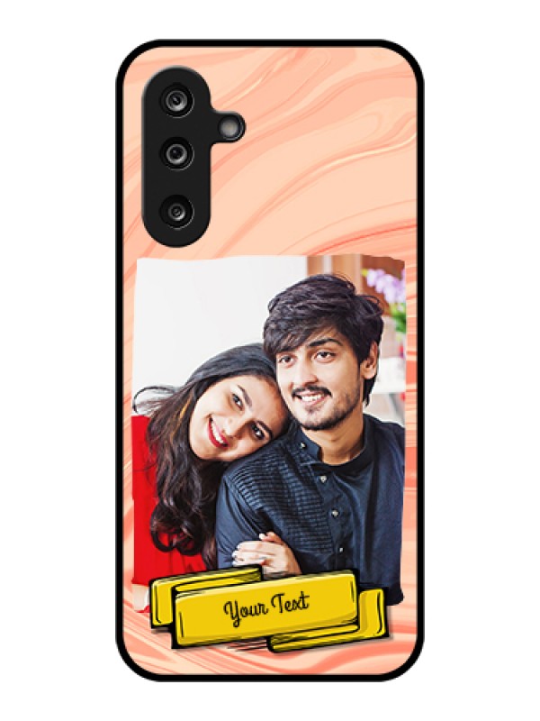 Custom Samsung Galaxy F36 5G Custom Glass Phone Case - Marble Texture Design