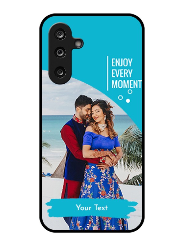 Custom Samsung Galaxy F36 5G Custom Glass Phone Case - Happy Moment Design