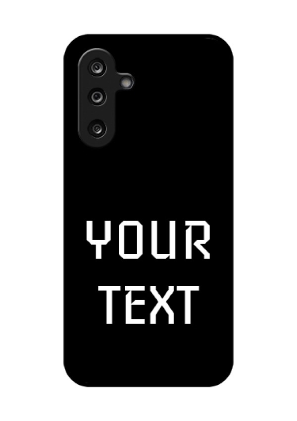 Samsung Galaxy F36 5G Custom Glass Phone Case - Your Name Design