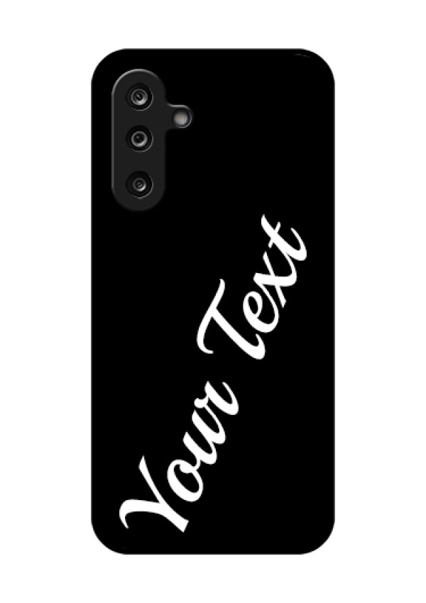 Samsung Galaxy F36 5G Custom Glass Phone Case - With Your Name Design