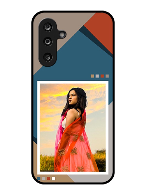 Custom Samsung Galaxy F36 5G Custom Glass Phone Case - Retro Color Pallet Design