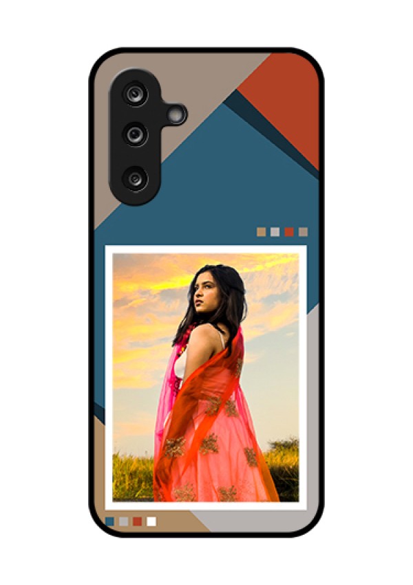 Samsung Galaxy F36 5G Custom Glass Phone Case - Retro Color Pallet Design