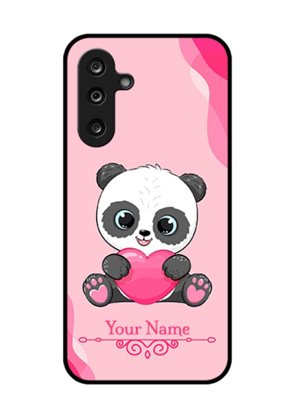 Samsung Galaxy F36 5G Custom Glass Phone Case - Cute Panda Design