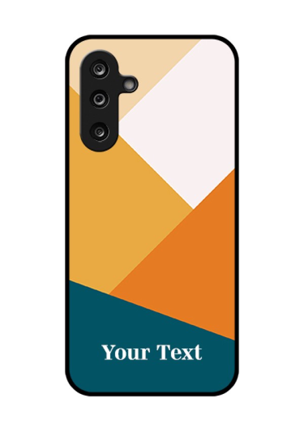 Samsung Galaxy F36 5G Custom Glass Phone Case - Stacked Multi - Colour Design