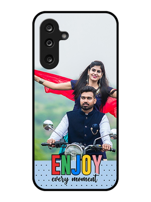 Custom Samsung Galaxy F36 5G Custom Glass Phone Case - Enjoy Every Moment Design