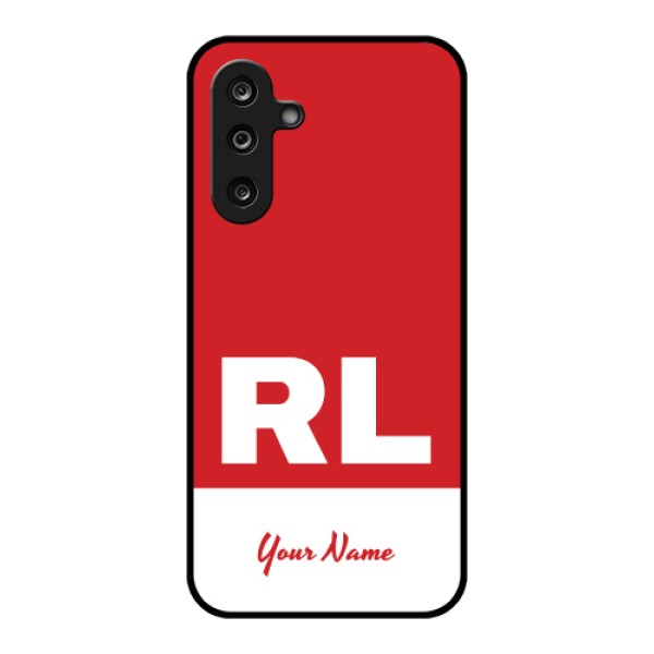Samsung Galaxy F36 5G Custom Glass Phone Case - Dual Tone Custom Text Design Samsung Galaxy F36 5G Custom Glass Phone Case - Dual Tone Custom Text Design