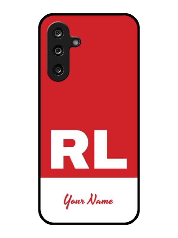 Custom Samsung Galaxy F36 5G Custom Glass Phone Case - Dual Tone Custom Text Design