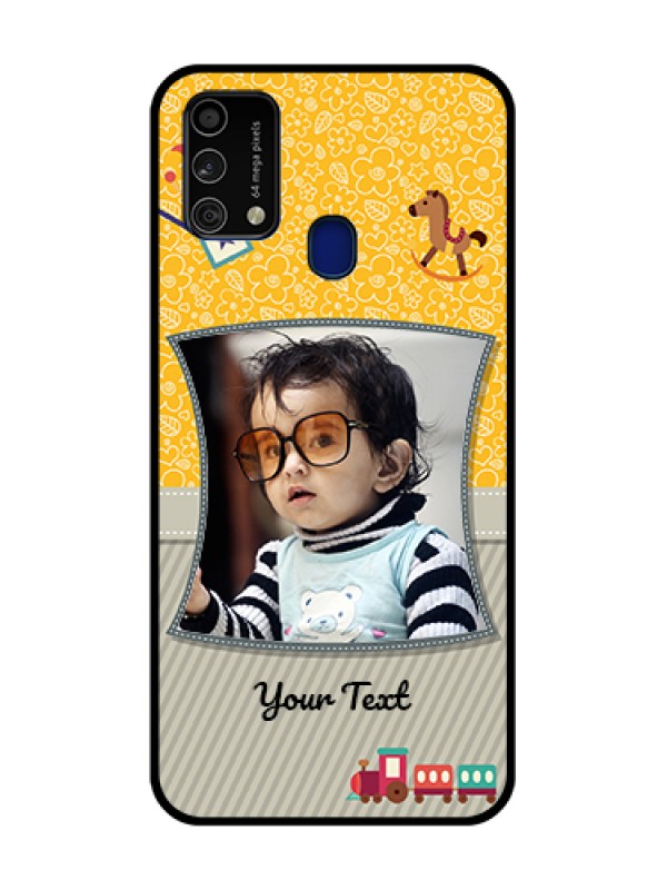 Custom Galaxy F41 Personalized Glass Phone Case  - Baby Picture Upload Design