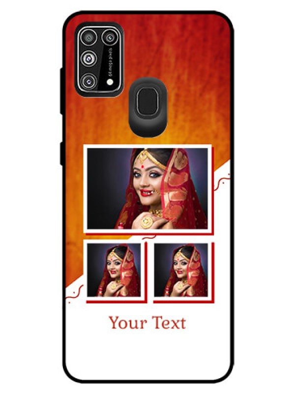 Custom Galaxy F41 Custom Glass Phone Case  - Wedding Memories Design  