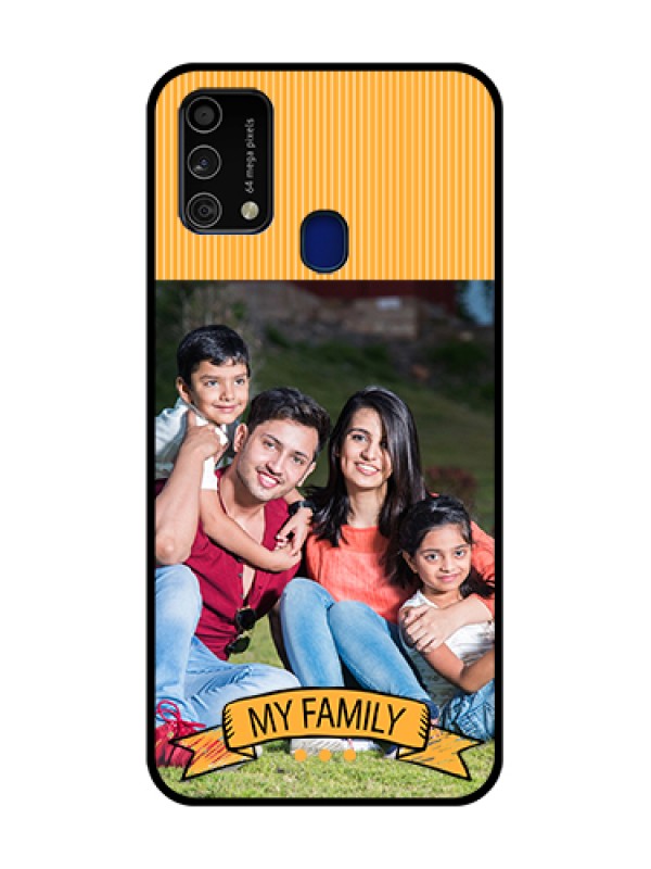 Custom Galaxy F41 Custom Glass Phone Case  - My Family Design