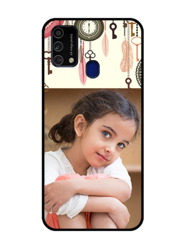 Custom Galaxy F41 Custom Glass Mobile Case  - Boho Style Design