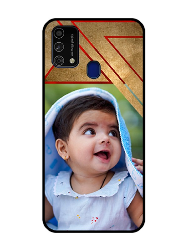 Custom Galaxy F41 Personalized Glass Phone Case  - Gradient Abstract Texture Design