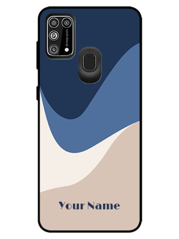 Custom Galaxy F41 Custom Glass Phone Case - Abstract Drip Art Design