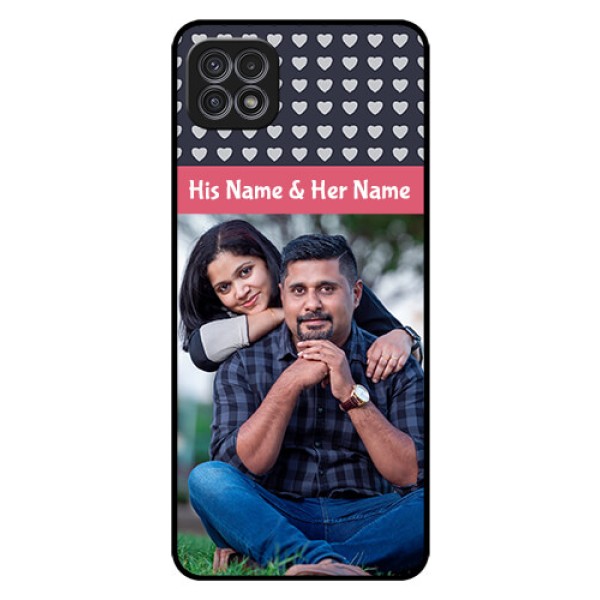 Galaxy F42 5G Custom Glass Mobile Case  - Love Symbols Design