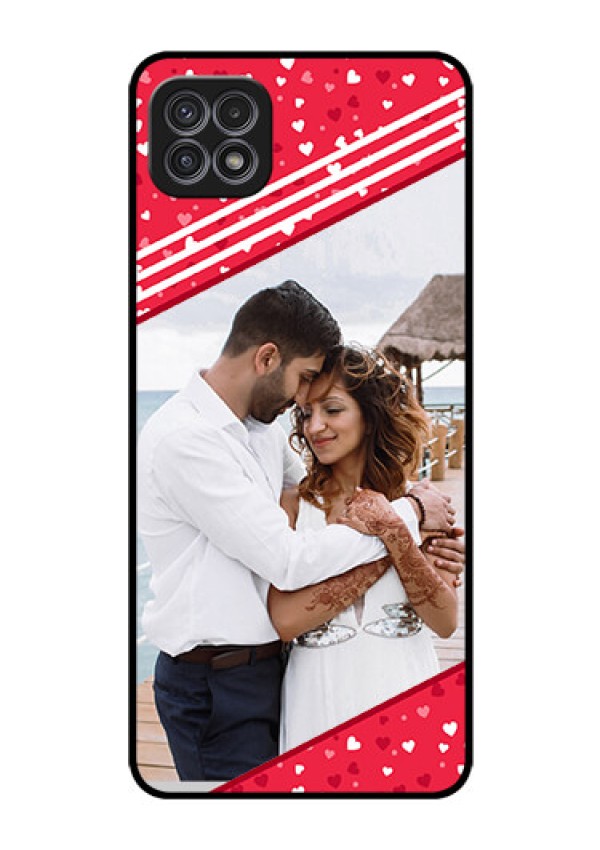 Galaxy F42 5G Custom Glass Mobile Case  - Valentines Gift Design