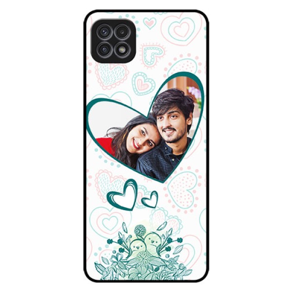 Galaxy F42 5G Photo Printing on Glass Case - Premium Couple Design Galaxy F42 5G Photo Printing on Glass Case - Premium Couple Design