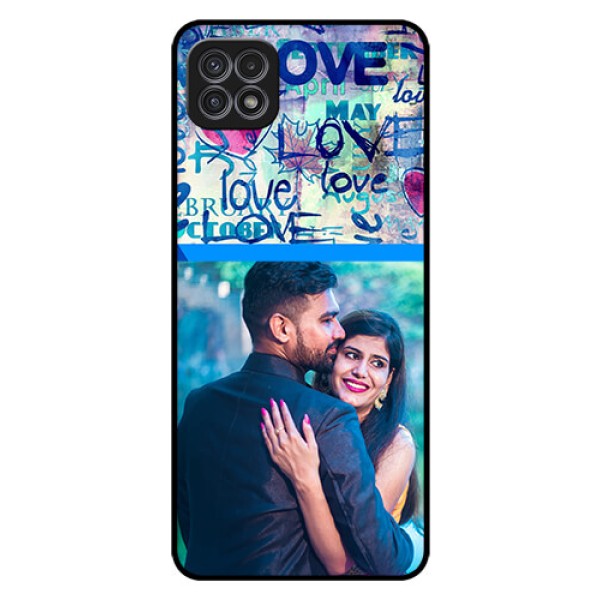 Galaxy F42 5G Custom Glass Mobile Case  - Colorful Love Design