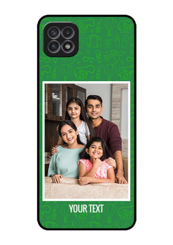 Galaxy F42 5G Personalized Glass Phone Case  - Picture Upload Design
