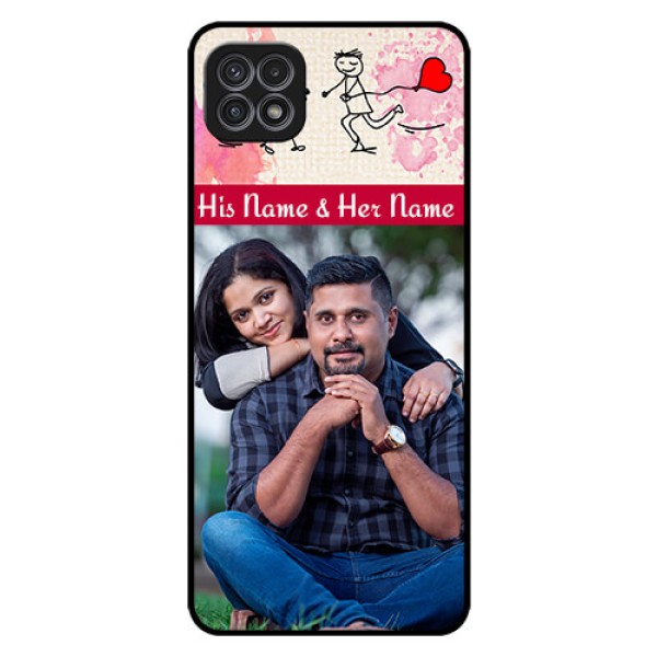 Galaxy F42 5G Photo Printing on Glass Case - You and Me Case Design Galaxy F42 5G Photo Printing on Glass Case - You and Me Case Design